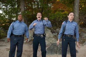 Jimmy Gary Jr., Alan Aisenberg, and Eden Malyn in Orange Is the New Black (2013)