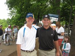 Scott Crouch & Pro golfer Matt Every