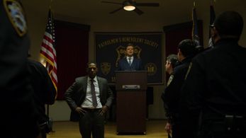 Elden Henson and Royce Johnson in Daredevil (2015)