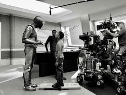 Still Photography of Kai Wener, Mark Jackson & BJ Tanner filming The Orville 2018-2019