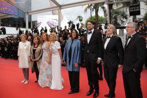 Cannes_Midge Costin, Bobette Buster, Karen Johnson, RoAnn Costin, Sandra Chandler, David J. Turner, Allyson Newman, Thom