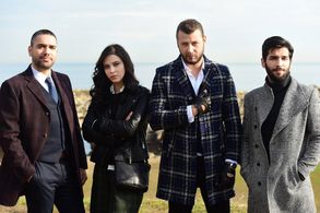 Kadir Dogulu, Devrim Özkan, Ümit Kantarcilar, and Baran Bölükbasi in Vuslat (2019)