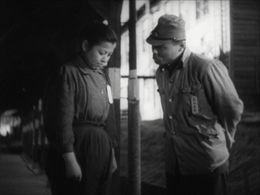 Ichirô Sugai and Yôko Yaguchi in The Most Beautiful (1944)