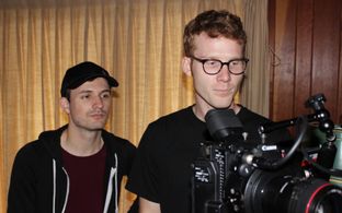 On the set of 'Below the Trees'