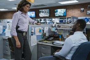 Amy Aquino and Jamie Hector in Bosch (2014)