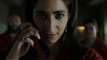 Alba Flores, Darko Peric, and Jaime Lorente in Money Heist (2017)