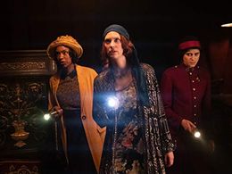 Lauren Lee Smith, Rebecca Liddiard, and Chantel Riley in Frankie Drake Mysteries (2017)