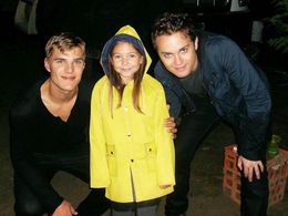 With Thomas Dekker and Chris Zylka 