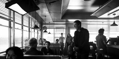 Ruth Negga, Joe Gilgun, Jonathan Watson on the set of 