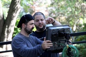 Working with DP Joseph Nasto and tweaking a shot.