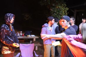 On the set of The Evil In Us