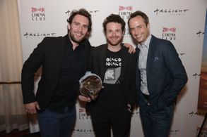 Jason Lott, Stephen St. Peter, and Phillip Clark Davis at an event for Burying Yasmeen (2019)