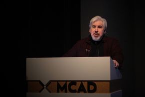 Joseph J. Lawson speaking at The Minnesota College of Art and Design