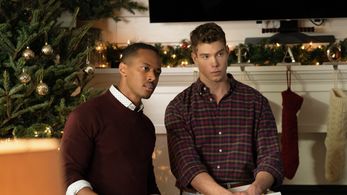 Anthony Chatmon II and Derek Chadwick in A Jenkins Family Christmas (2021)