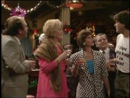 Stephanie Cole, Wayne Foskett, David Jason, Nicola Pagett, and Tim Wylton in A Bit of a Do (1989)