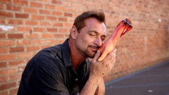 A still from one of the Horrorgrams I am in.