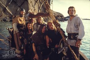 Tim Robbins, Gary Cady, John Gordon Sinclair, Freddie Jones, Tim McInnerny, Charles McKeown, and Richard Ridings in Erik