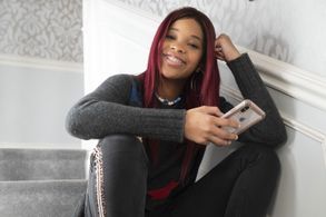 Quvenzhané Wallis at an event for Black-ish (2014)