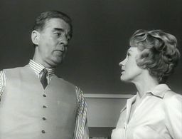 Gunnar Björnstrand and Gunn Wållgren in The Dress (1964)