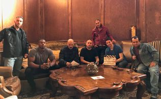 On set of feature film Shadows