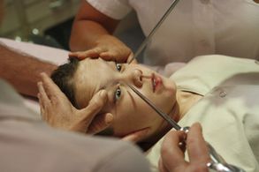 David R. Ellis and Cody Hanford in Asylum (2008)