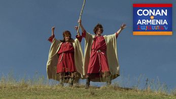 Conan O'Brien and Sona Movsesian in Conan (2010)