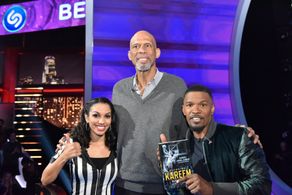 Kareem Abdul-Jabbar, Jamie Foxx, and Corinne Foxx in Beat Shazam (2017)