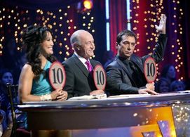 Carrie Ann Inaba, Bruno Tonioli, and Len Goodman in Dancing with the Stars (2005)
