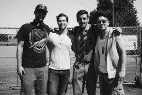 Tristan Shire, Bram Cole, Brent Zulyniak, and Joseph Ahn in Parallax (2014)