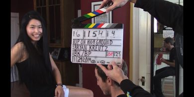 Billy Ingoldsby and Sara Lin in Up on High Ground (2014)