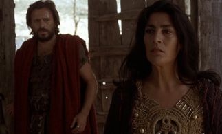 Kostas Karras and Irene Papas in Iphigenia (1977)