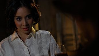 Jolene Kim as Ania and Jason Zahodnik as The Drifter.