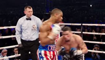 Michael B. Jordan, Tony Bellew, and Christian D. Ellison in Creed (2015)