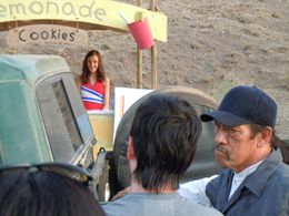 Danny Trejo & Danielle filming Maylene & Sons of Disaster