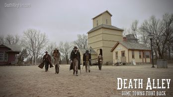 Ryan A. Johnson, Tristan Campbell, Joshua R. Outzen, Sean Gestl, and Jacob Campos in Death Alley (2021)