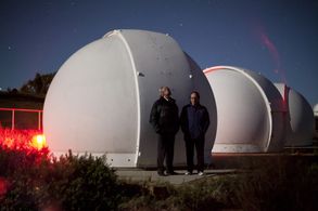 Richard Dawkins and Lawrence Krauss in The Unbelievers (2013)