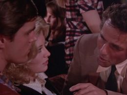 Peter Falk and Kathleen King in Columbo: The Bye-Bye Sky High I.Q. Murder Case (1977)