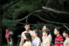 Laurent Lafitte and Luàna Bajrami in School's Out (2018)