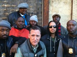 Liam Torres as Detective Richard Franklin with Dupree 'Do It All' Kelly as Officer Mutton and Anthony 'Treach' Criss in 