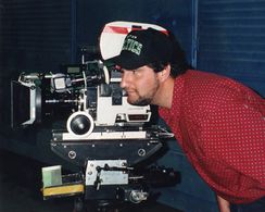 Steven Feinberg on the set of 