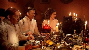 Aleksandr Abdulov, Aleksandr Filippenko, Anna Kovalchuk, and Vano Miranyan in Master i Margarita (2005)