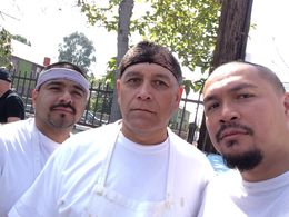 CRISPIN ALAPAG AKA PABLO RAMIREZ W MY FELLOW ESES ON THE HIT SHOWTIME TV SHOW RAY DONOVAN