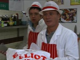 Steven Arnold and Craig Gazey in Coronation Street (1960)