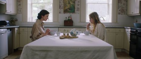 Ailish Symons with Therica Wilson Reed in “Coyote”.