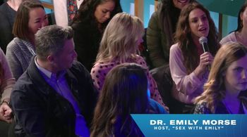 Emily Morse, John Hill, and Amy Phillips in Jeff Lewis Live (2019)