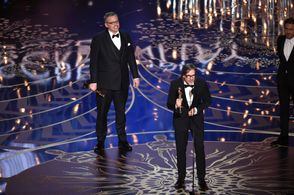 Adam McKay and Charles Randolph at an event for The Oscars (2016)