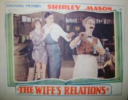 Gaston Glass, Shirley Mason, and Ben Turpin in The Wife's Relations (1928)