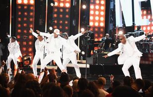 Ricky Bell, Ronnie DeVoe, Michael Bivins, Ralph E. Tresvant, and Johnny Gill