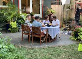 Hopper Penn, Zoë Bleu Sidel, Drew Moore, and Shannan Wilson in Signs of Love (2022)