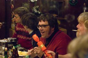 Philip Seymour Hoffman, Will Adamsdale, Nick Frost, and Tom Sturridge at an event for The Boat That Rocked (2009)